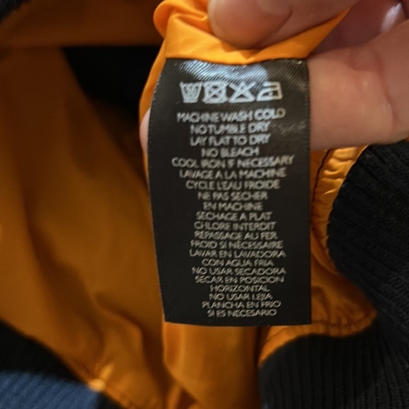 Slate & Stone Blue Camo Bomber. Medium - Picture 10 of 10